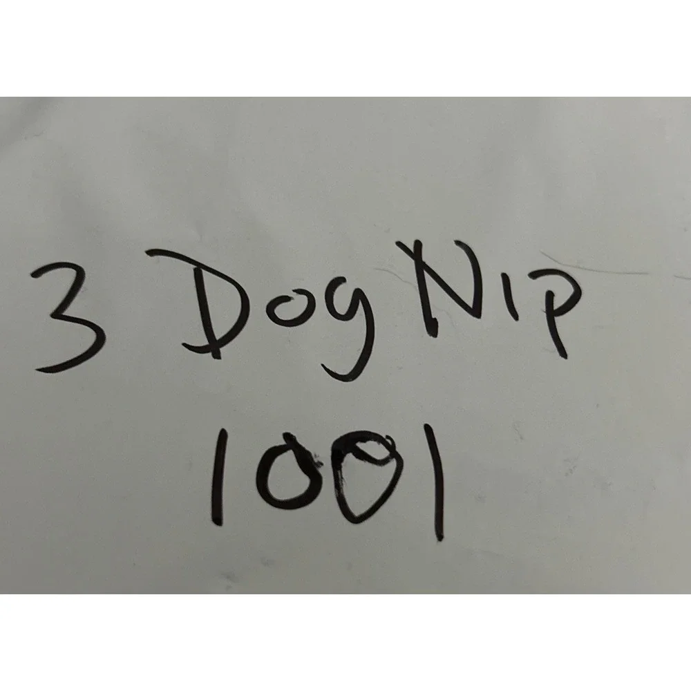 3 NEW Doggijuana Pupcorn, Christmas Stocking, Pizza with Refillable Dognip Toys